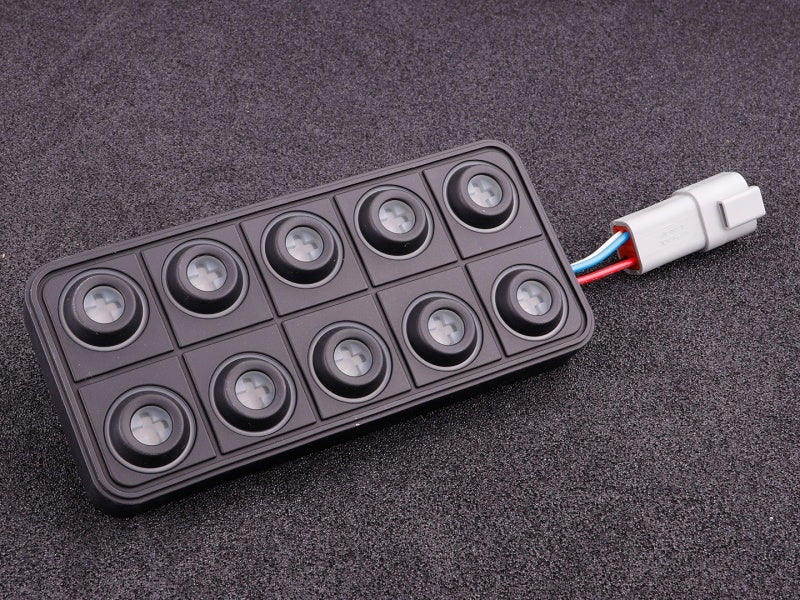 CAN keypad (10 keys) multi color LED