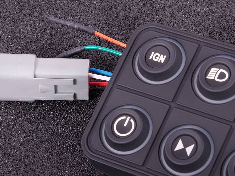 CAN keypad (12 keys) multi color LED